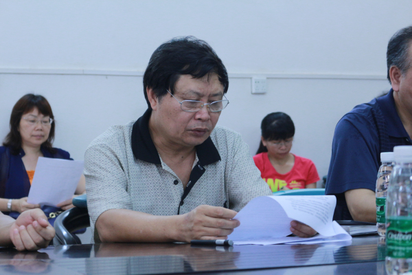 温强副校长参加物理与电子工程学院领导班子述职会