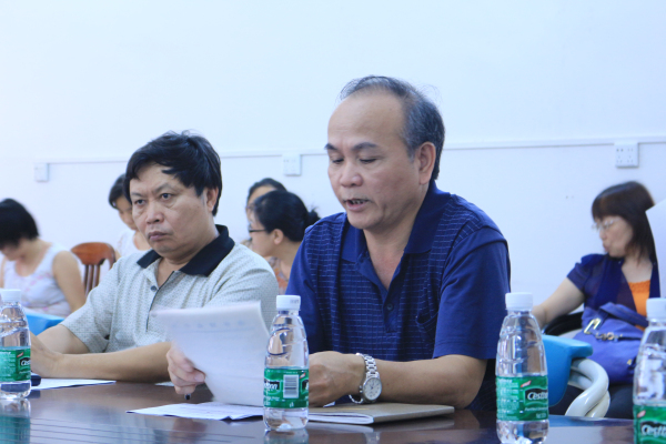 温强副校长参加物理与电子工程学院领导班子述职会