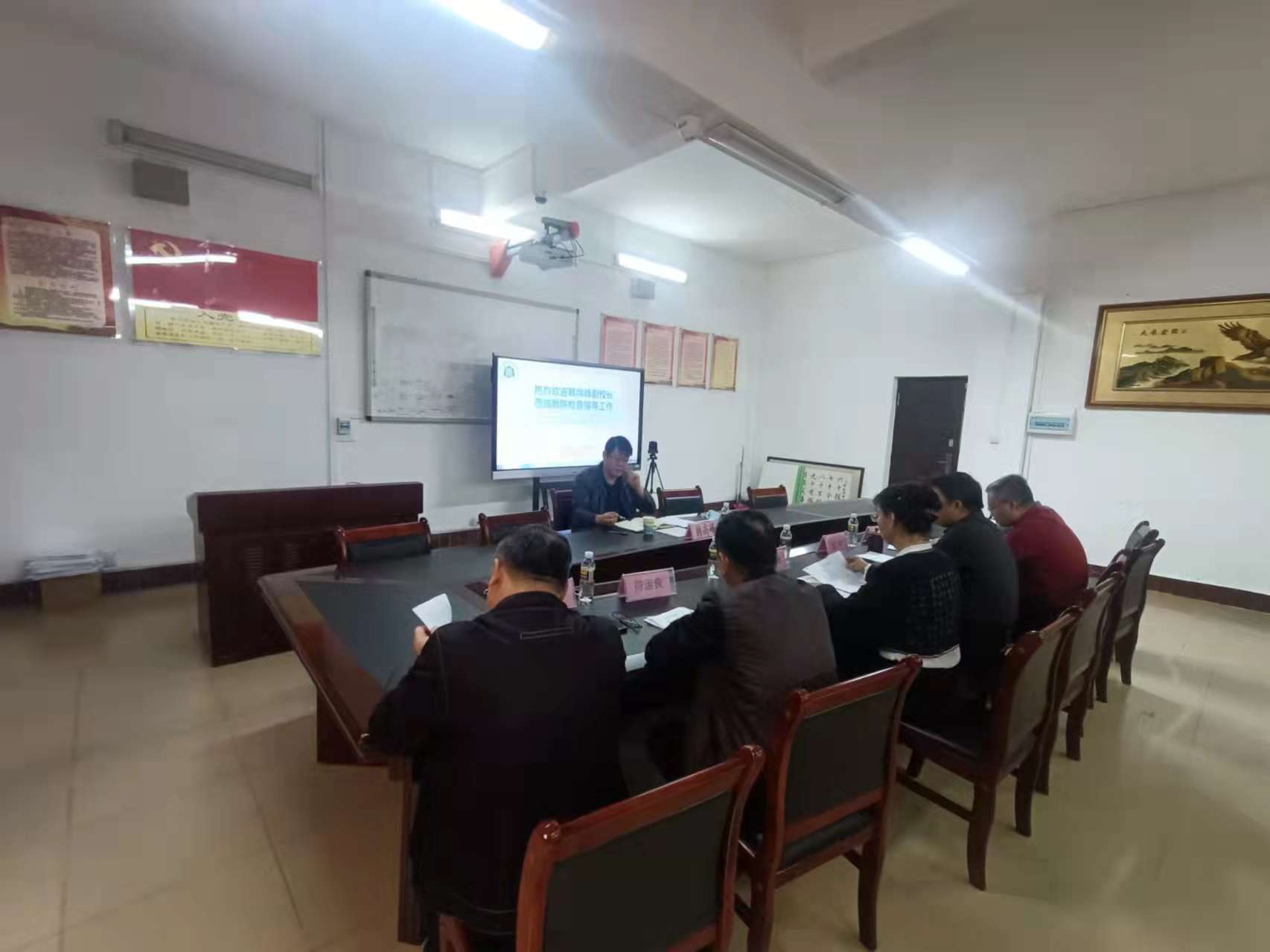 韩尚峰副校长到我院检查指导工作